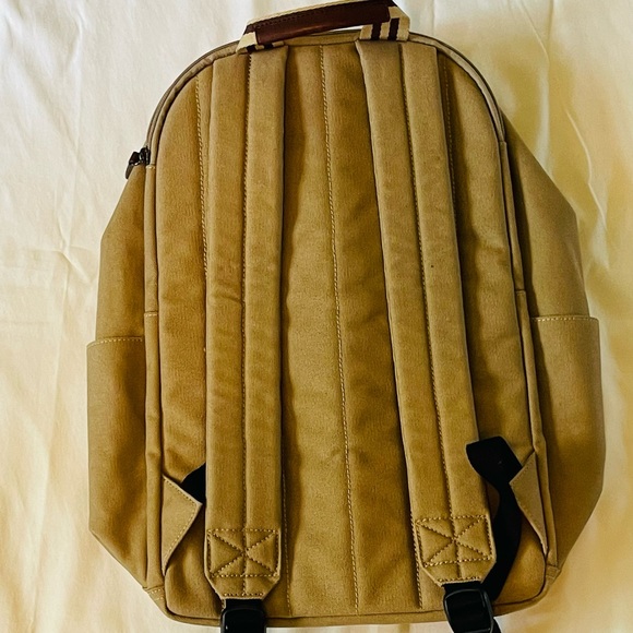 TEDDY ZIPPER BACKPACK IN DESERT CANVAS BY BAEKGAARD NWT - Picture 5 of 8